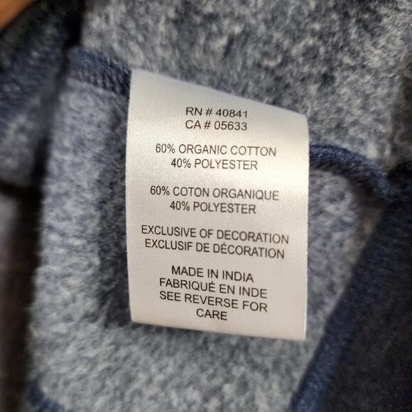 Old Ranch organic full zip front hooded sweatshirt jacket woman's size small - Picture 5 of 8